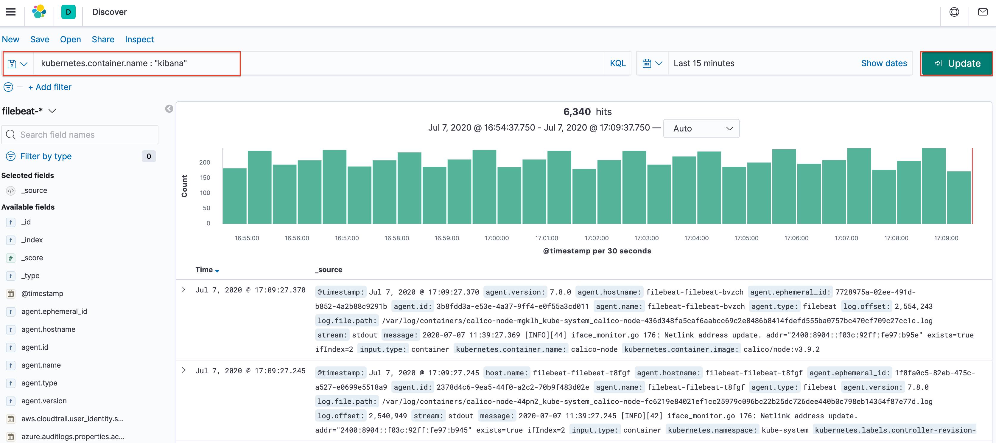 Kibana Filter